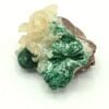 Calcite sur Malachite, Mashamba, Katanga, République Démocratique du Congo.