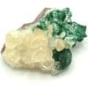 Calcite sur Malachite, Mashamba, Katanga, République Démocratique du Congo.