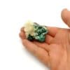 Calcite sur Malachite, Mashamba, Katanga, République Démocratique du Congo.