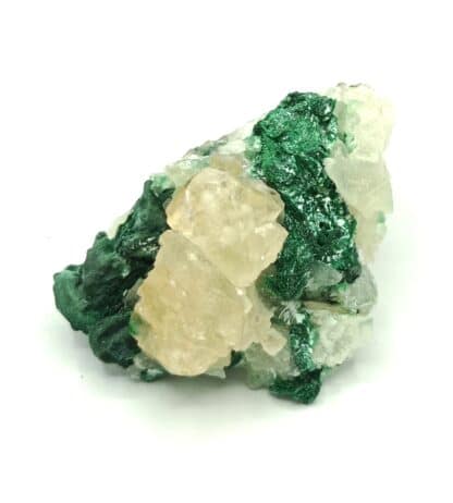 Calcite et Malachite, Mashamba, Katanga, République Démocratique du Congo.