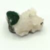 Malachite sur Calcite, Mashamba, Katanga, République Démocratique du Congo.