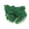 Malachite cristallisée sur Calcite, Katanga, République Démocratique du Congo.