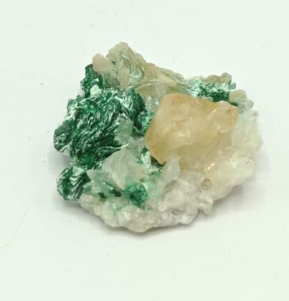 Calcite et Malachite, Katanga, République Démocratique du Congo.