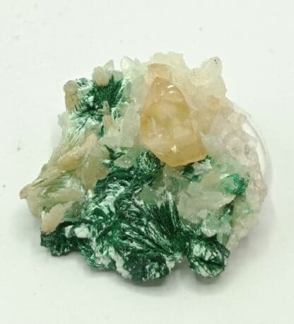 Calcite et Malachite, Katanga, République Démocratique du Congo.