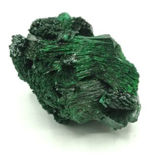 Malachite fibreuse, Katanga, République Démocratique du Congo.