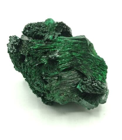 Malachite fibreuse, Katanga, République Démocratique du Congo.