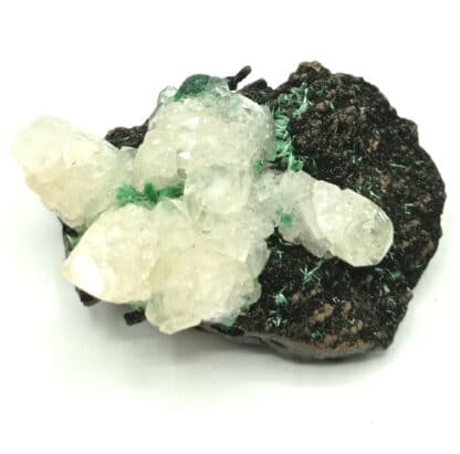 Calcite, Malachite et Goethite, Mashamba, Katanga, Congo.