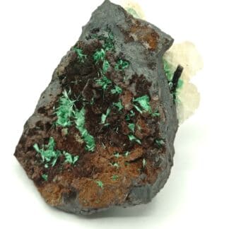 Calcite, Malachite et Goethite, Mashamba, Katanga, Congo.