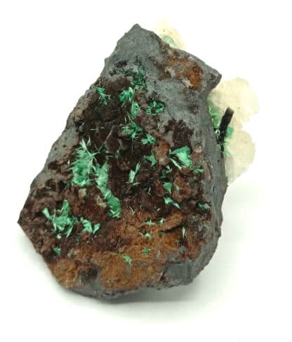 Calcite, Malachite et Goethite, Mashamba, Katanga, Congo.