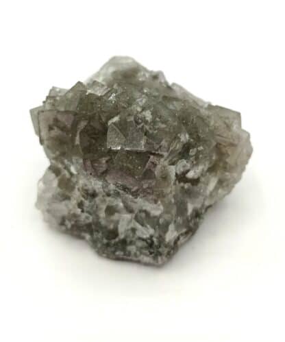 Fluorite (Fluorine) inclusions de Pyrite, Angleterre, Royaume-Uni.