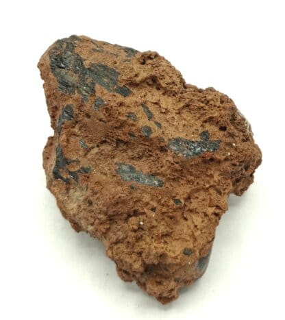 Hornblende basaltique, Face Sud du Puy de Corent, Puy-de-Dôme, Auvergne.