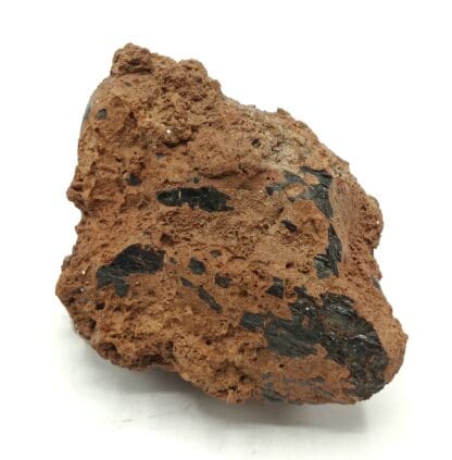 Hornblende basaltique, Face Sud du Puy de Corent, Puy-de-Dôme, Auvergne.