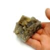 Baryte sur Fluorite (Fluorine), Marsanges, Langeac, Haute-Loire.