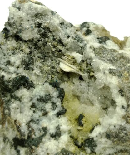 Tennantite et Barytine (Baryte), Le Mas Dieu, Laval-Pradel, Gard.