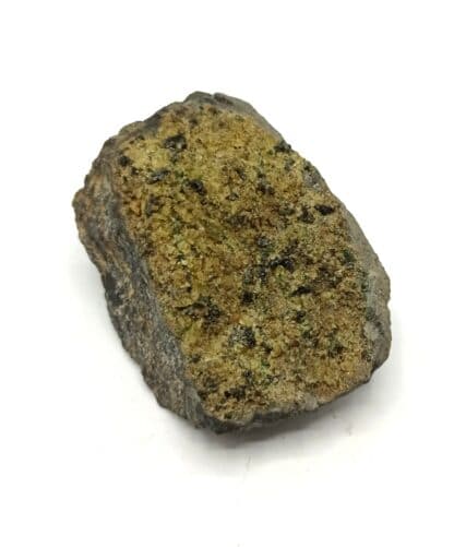 Péridot (Olivine) sur Basalte, Environs de Saint-Agrève, Ardèche.