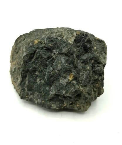 Péridot (Olivine) sur Basalte, Environs de Saint-Agrève, Ardèche.