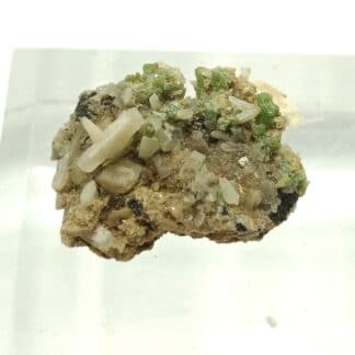 Céruse (Cérusite) et Pyromorphite, Missouri, USA (États-Unis).