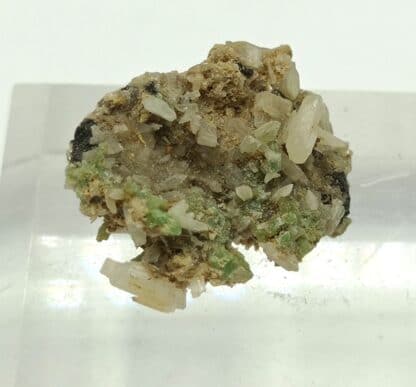 Céruse (Cérusite) et Pyromorphite, Missouri, USA (États-Unis).