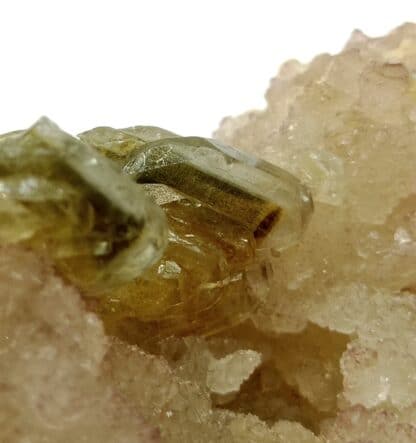 Baryte sur Fluorite (Fluorine), Mine de Fontsante, Var.