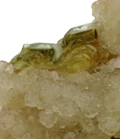 Baryte sur Fluorite (Fluorine), Mine de Fontsante, Var.