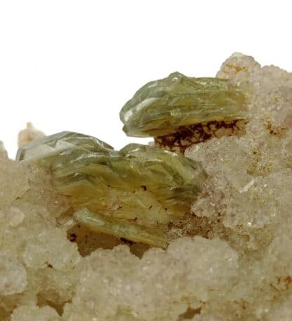 Baryte sur Fluorite (Fluorine), Mine de Fontsante, Var.