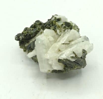 Epidote et Albite, Col du Pelvas, Ubaye, Alpes-de-Haute-Provence.