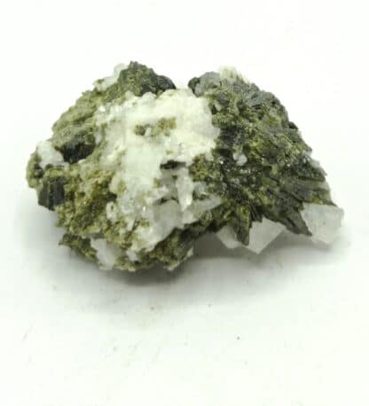 Epidote et Albite, Col du Pelvas, Ubaye, Alpes-de-Haute-Provence.