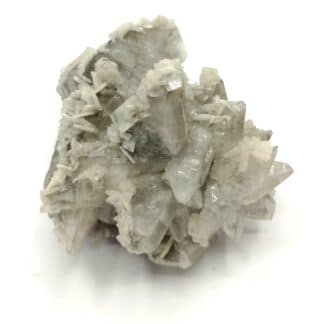 Barytine (Baryte) sur Calcite, Catalogne, Espagne.