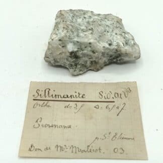 Sillimanite, Saint-Etienne-de-Vicq, Allier, Auvergne.