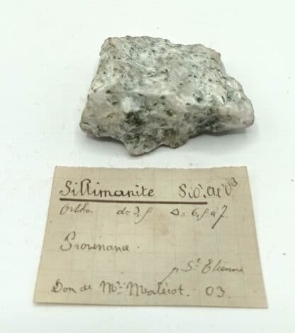 Sillimanite, Saint-Etienne-de-Vicq, Allier, Auvergne.