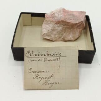 Rhodochrosite, Kapnik, Cavnic, Roumanie.