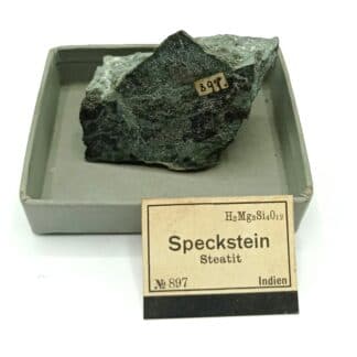 Speckstein steatit (Stéatite), Inde.