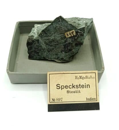 Speckstein steatit (Stéatite), Inde.