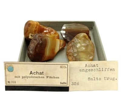 Achat (Agate) angeschliffen (polie), Salto, Uruguay.