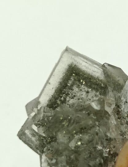 Fluorite (Fluorine) et Pyrite, Angleterre, Royaume-Uni.