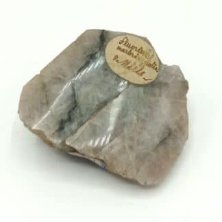 Fluorite (Fluorine) marbrée polie, Néris-les-Bains, Allier, Auvergne.