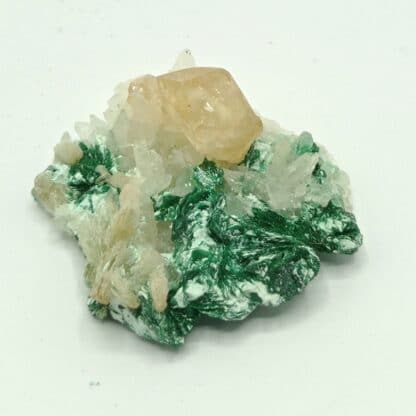 Calcite et Malachite, Katanga, République Démocratique du Congo.