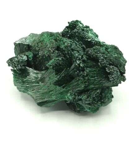 Malachite fibreuse, Katanga, République Démocratique du Congo.