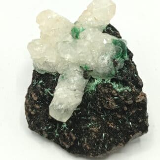 Calcite, Malachite et Goethite, Mashamba, Katanga, Congo.