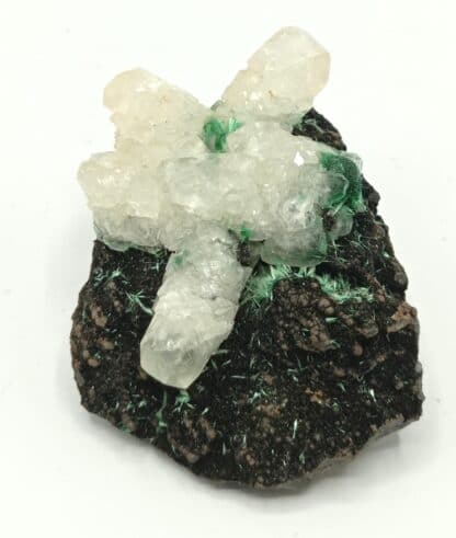 Calcite, Malachite et Goethite, Mashamba, Katanga, Congo.