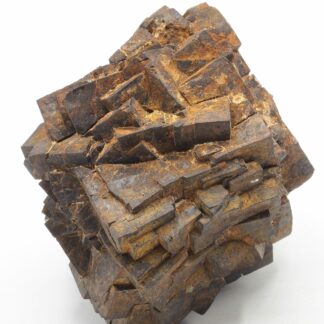 Pyrite pseudomorphose en goethite, La Morte, Isère.