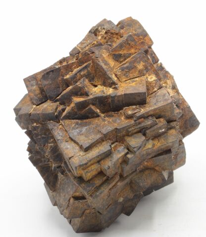 Pyrite pseudomorphose en goethite, La Morte, Isère.