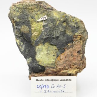 Zeunerite, Le Mas d’Alary, Lodève, Hérault.