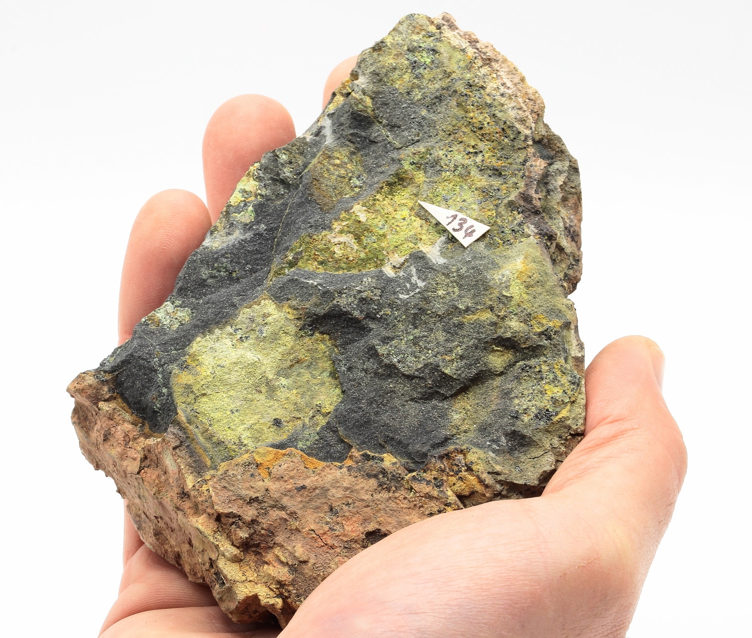 Zeunerite, Le Mas d’Alary, Lodève, Hérault.