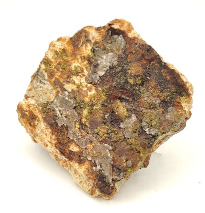 Mimétite, cérusite, mine de Brousse, Puy-de-Dôme.