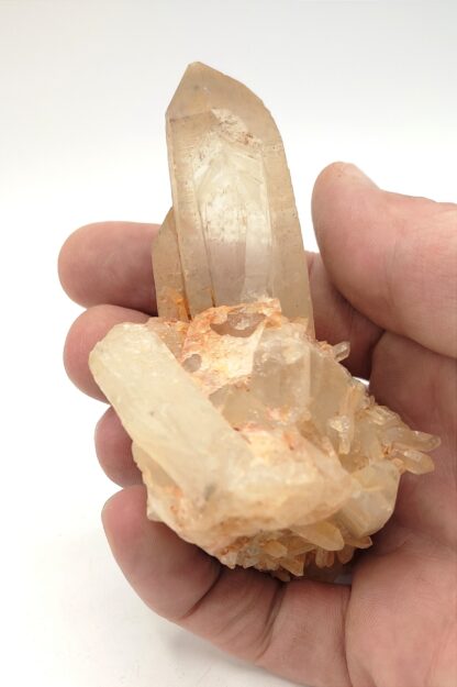 Cristaux de quartz oxydés, Madagascar, (ex Jean Béhier).