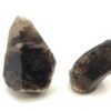 Quartz morion, 2 spécimens, Madagascar.
