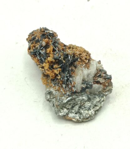 Stibine (Antimonite), Mines de Luri, Haute-Corse, Corse.