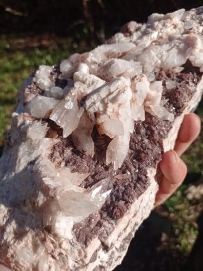 Calcite, Mine de fer « Lorraine », (Piennes), Meurthe-et-Moselle.