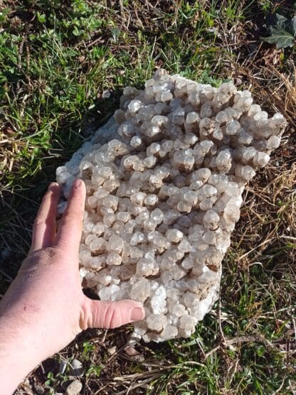 Calcite, Mine de fer de Joudreville (Piennes), Meurthe-et-Moselle.